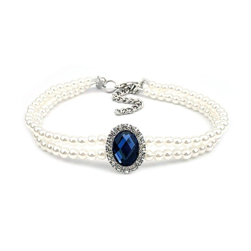 Rhinestone Jeweled Pet Necklace - Pawtique