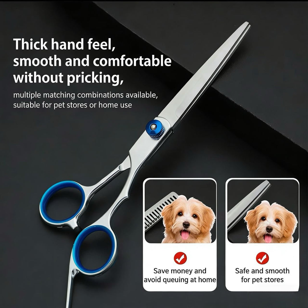 Safe Scissors Stainless Steel Grooming Set - Pawtique