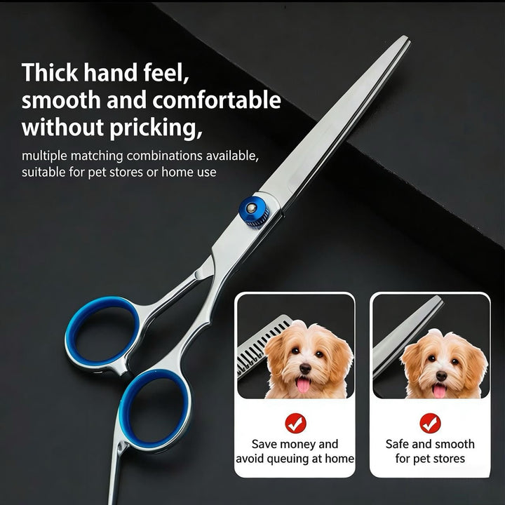 Safe Scissors Stainless Steel Grooming Set - Pawtique
