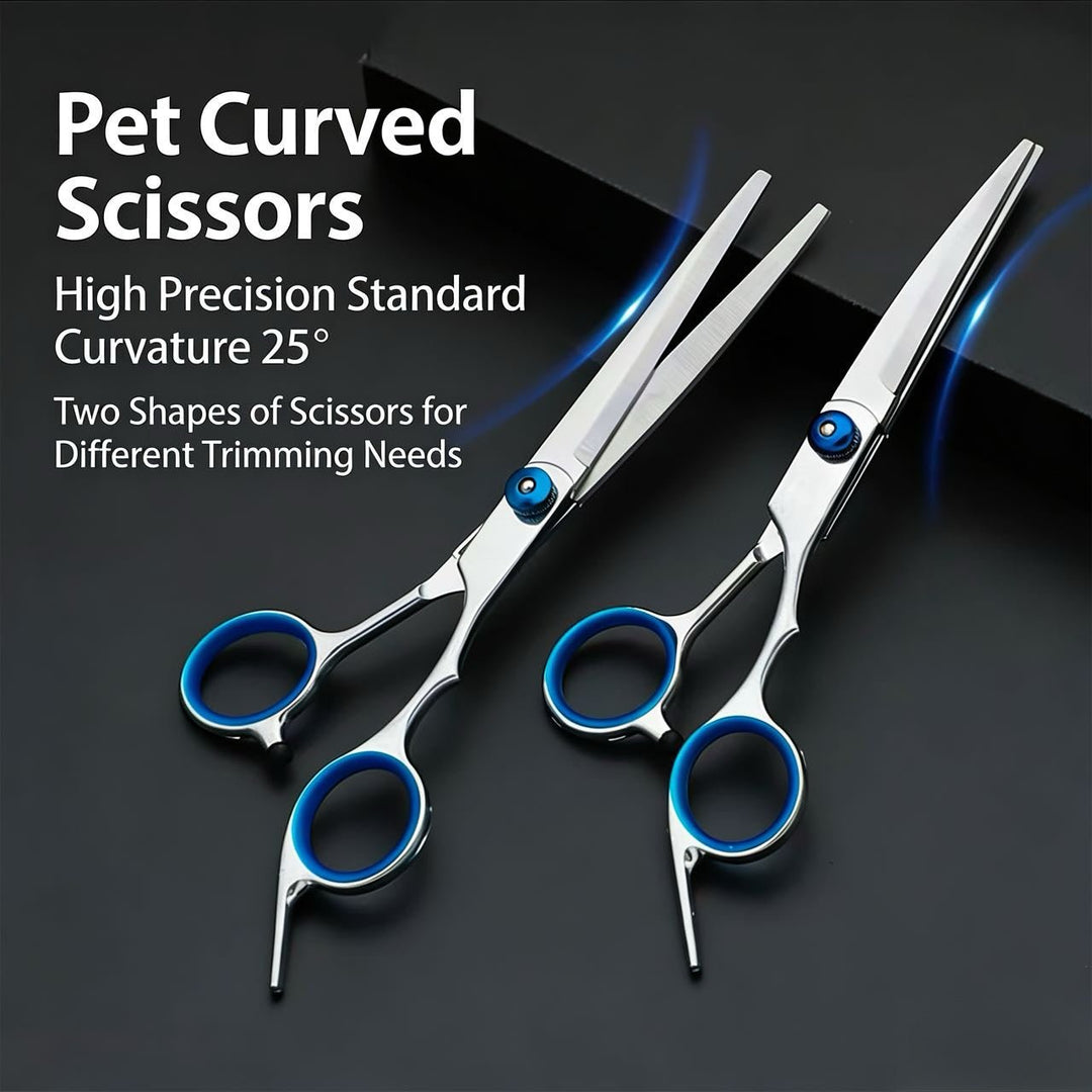 Safe Scissors Stainless Steel Grooming Set - Pawtique