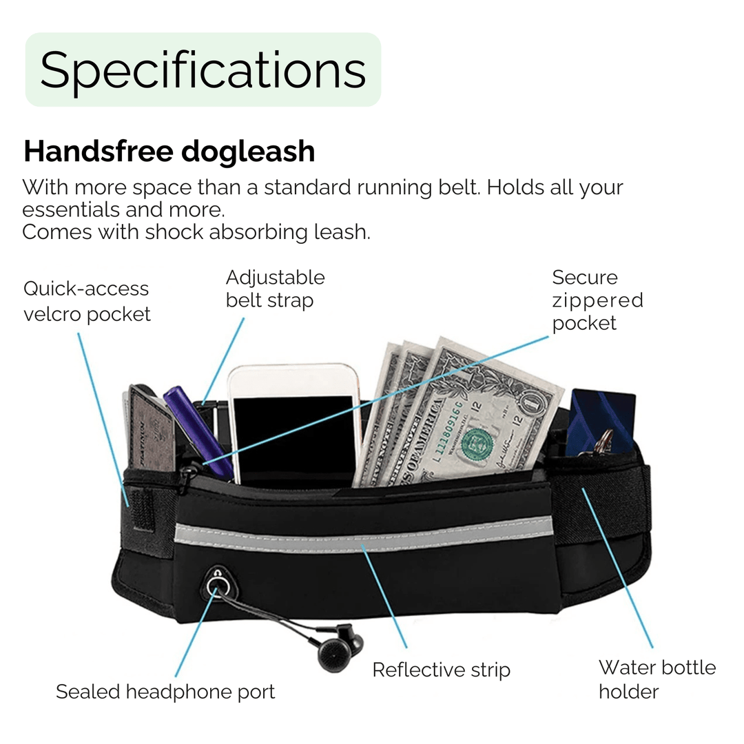 Shock Absorbing Belt - Handsfree - Pawtique