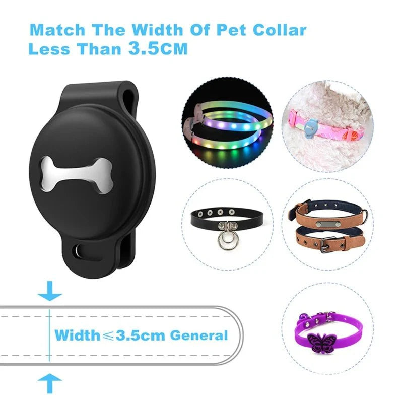 Silicone Airtag Collar Holder for Pets