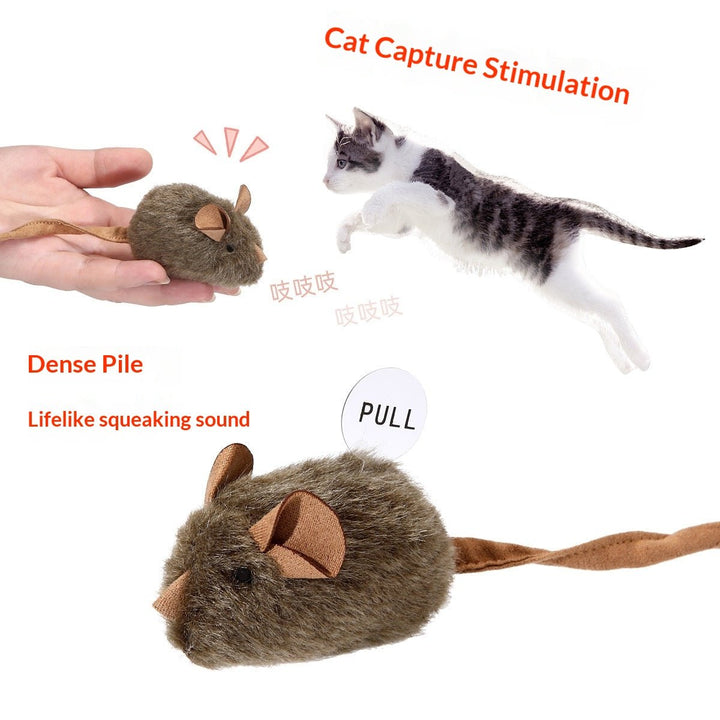 Simulation Squeaking Mouse Toy - Pawtique