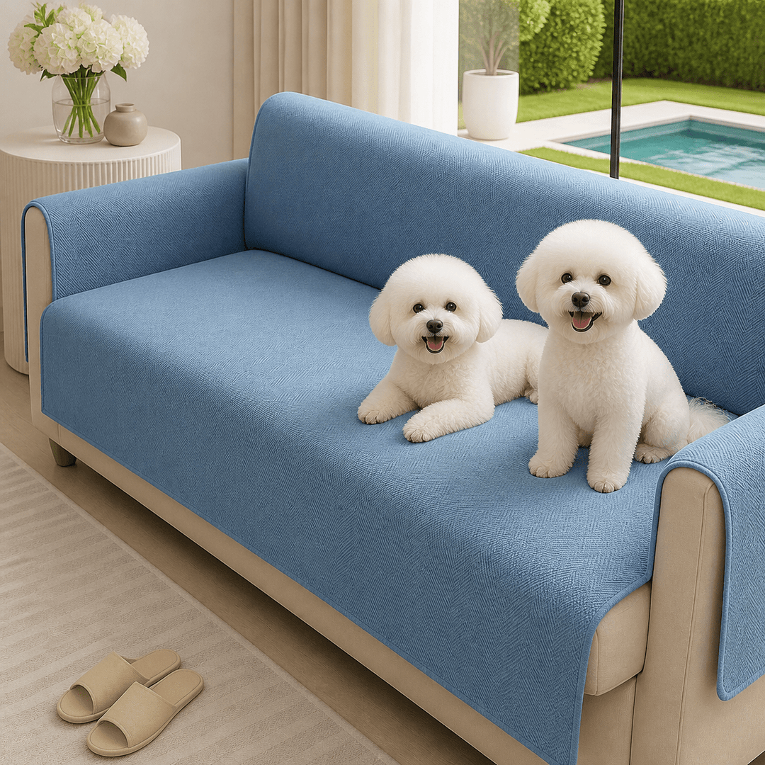 SlipSafe Waterproof Non-Slip Pet Couch Cover - Pawtique