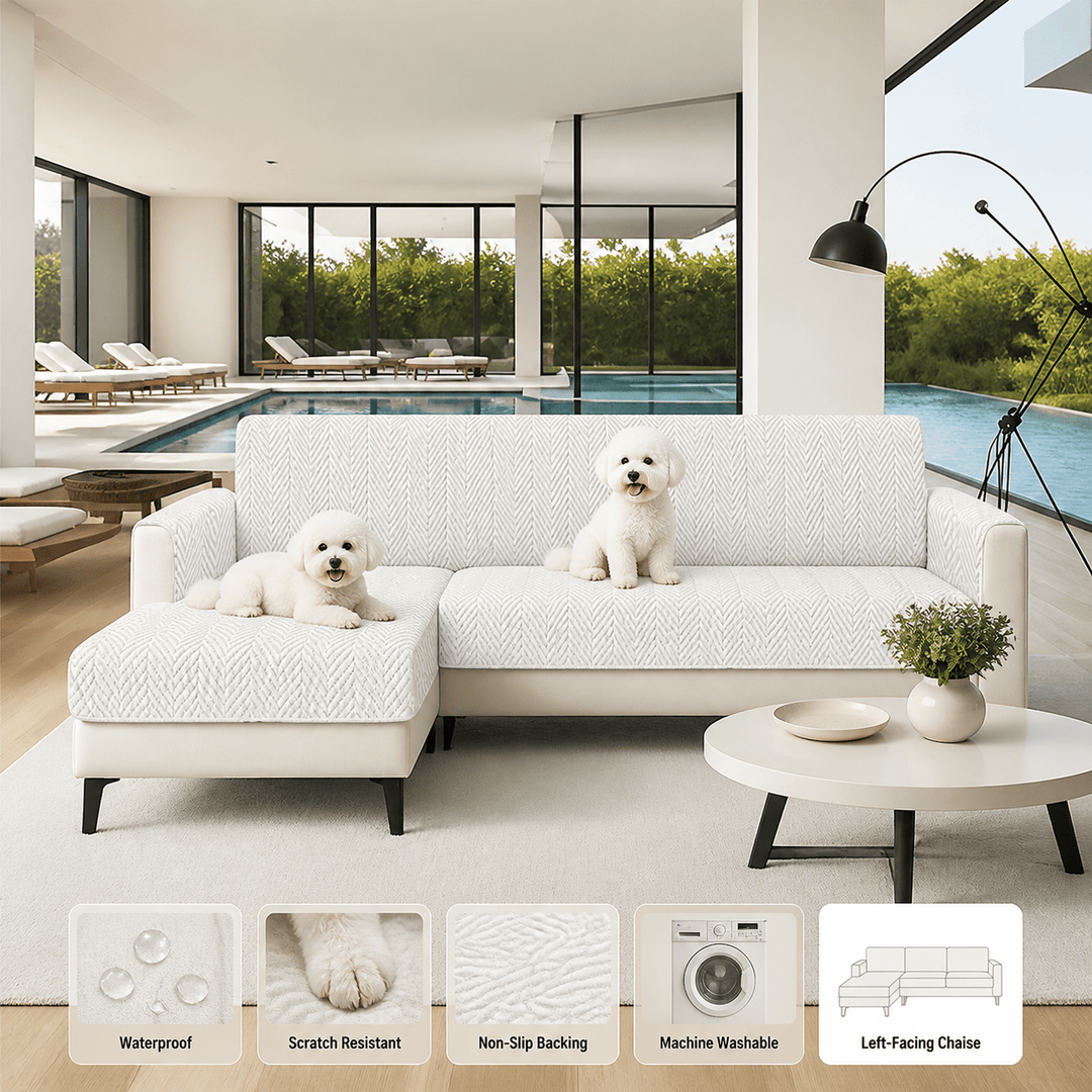 SlipSafe Waterproof Non-Slip Pet Couch Cover - Pawtique