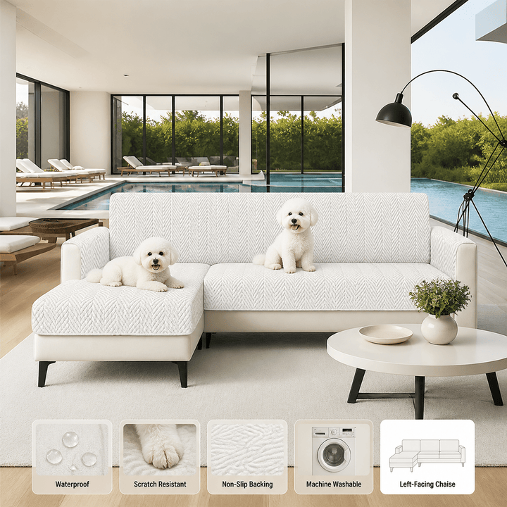 SlipSafe Waterproof Non-Slip Pet Couch Cover - Pawtique