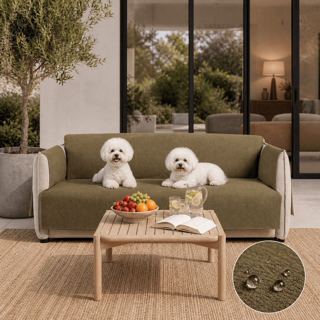 SlipSafe Waterproof Non-Slip Pet Couch Cover - Pawtique