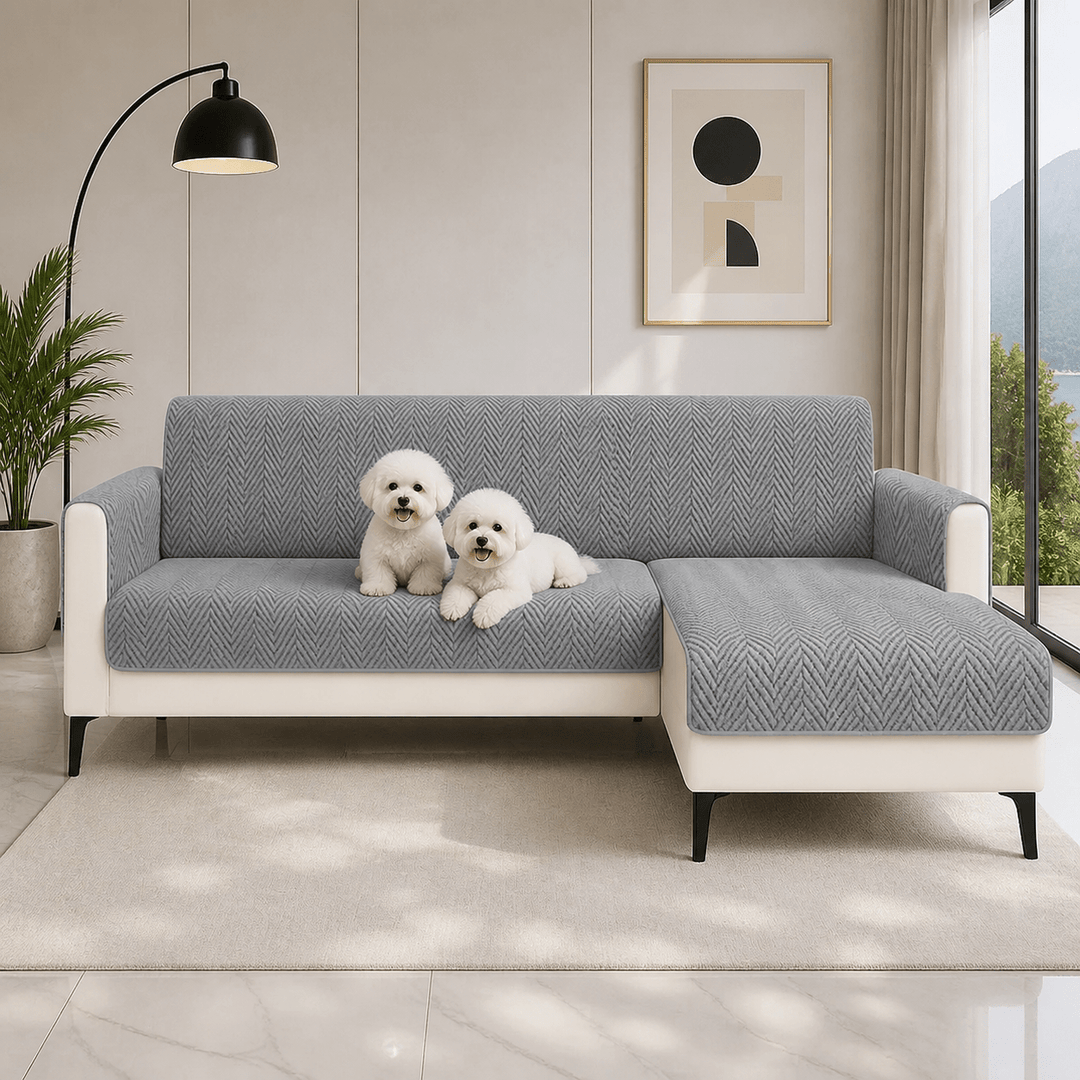 SlipSafe Waterproof Non-Slip Pet Couch Cover - Pawtique