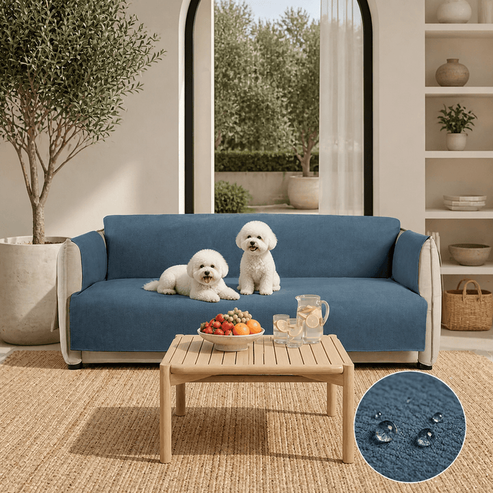 SlipSafe Waterproof Non-Slip Pet Couch Cover - Pawtique