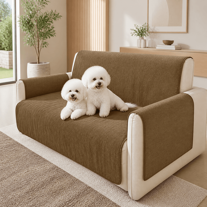 SlipSafe Waterproof Non-Slip Pet Couch Cover - Pawtique
