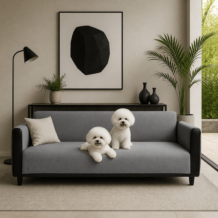 SlipSafe Waterproof Non-Slip Pet Couch Cover - Pawtique