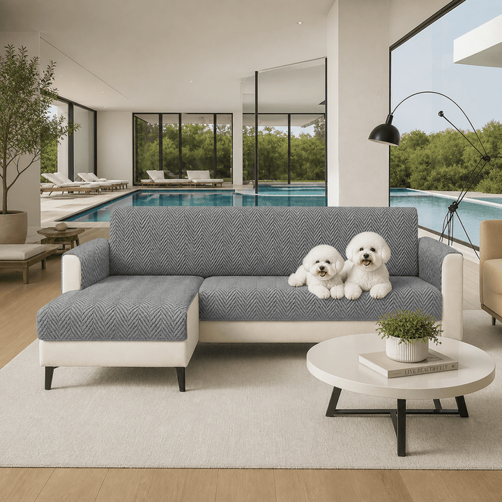 SlipSafe Waterproof Non-Slip Pet Couch Cover - Pawtique