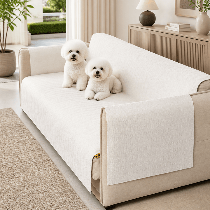 SlipSafe Waterproof Non-Slip Pet Couch Cover - Pawtique