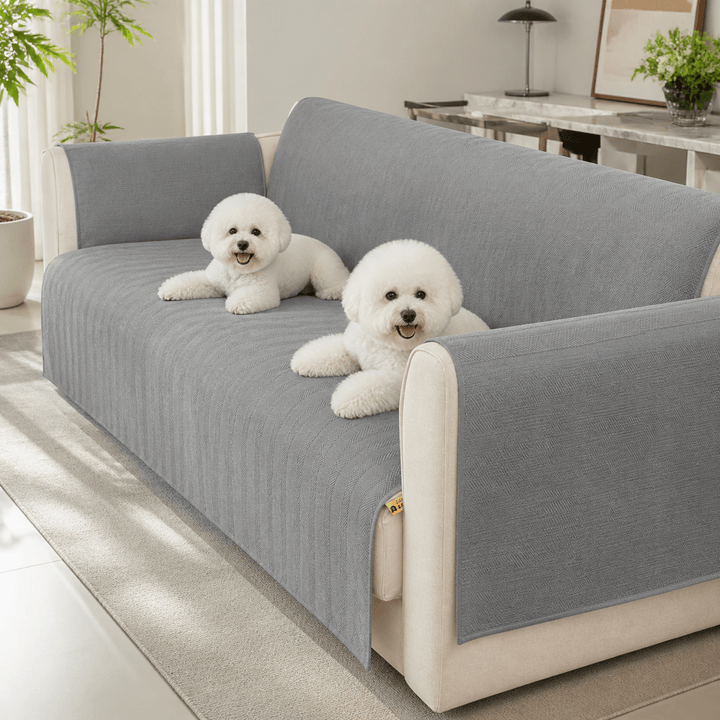 SlipSafe Waterproof Non-Slip Pet Couch Cover - Pawtique