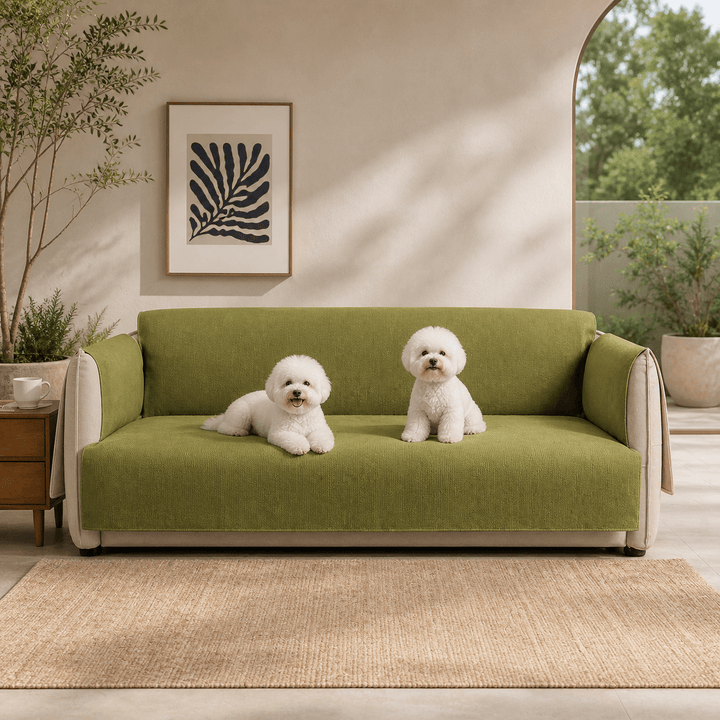 SlipSafe Waterproof Non-Slip Pet Couch Cover - Pawtique