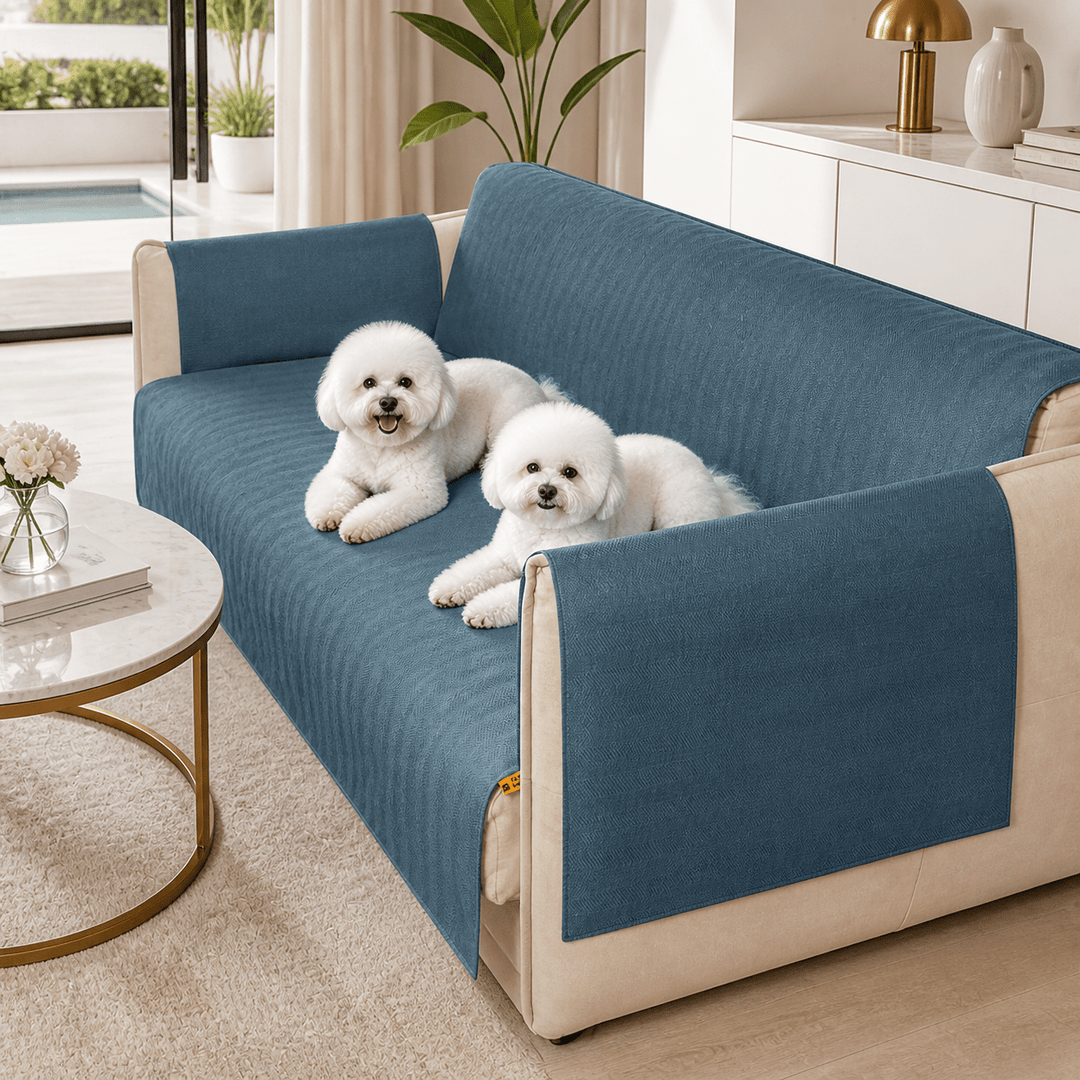 SlipSafe Waterproof Non-Slip Pet Couch Cover - Pawtique