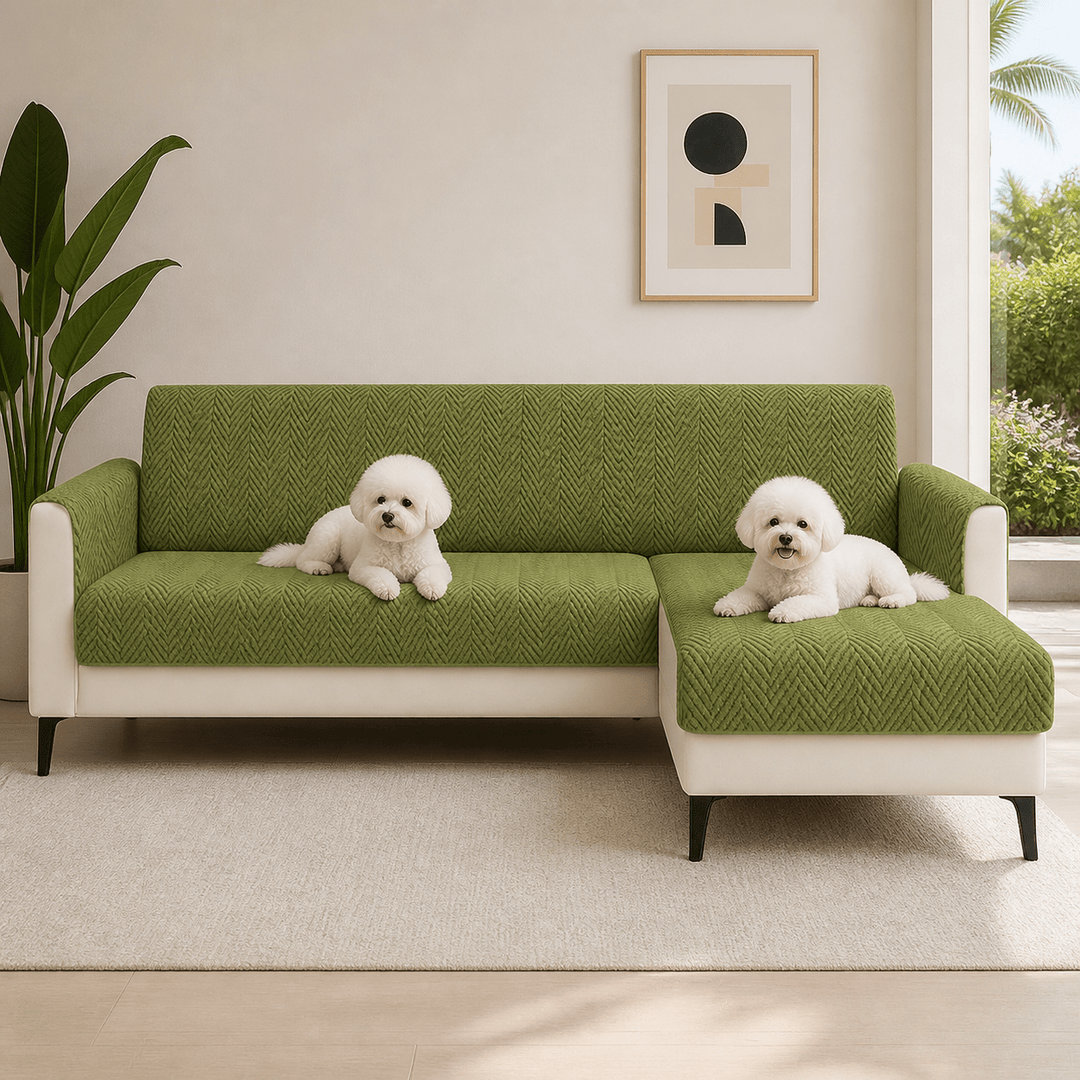 SlipSafe Waterproof Non-Slip Pet Couch Cover - Pawtique