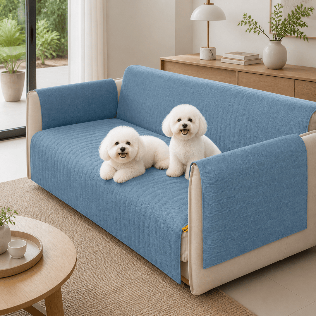 SlipSafe Waterproof Non-Slip Pet Couch Cover - Pawtique