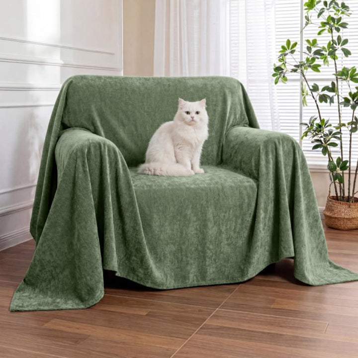 Soft and Waterproof Scratch-Resistant Non-Linting Throw Armchair Cover - Pawtique