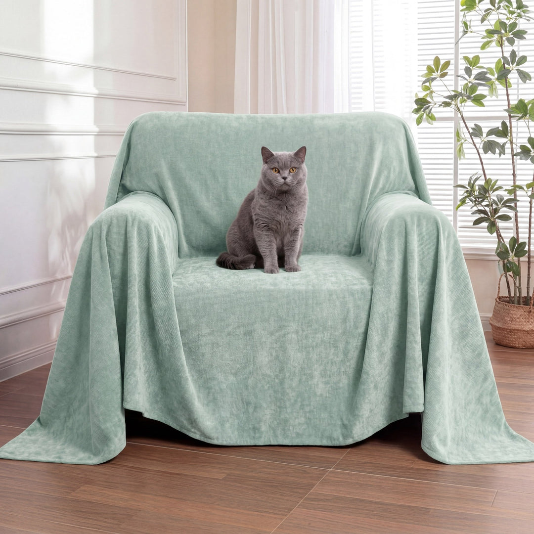 Soft and Waterproof Scratch-Resistant Non-Linting Throw Armchair Cover - Pawtique
