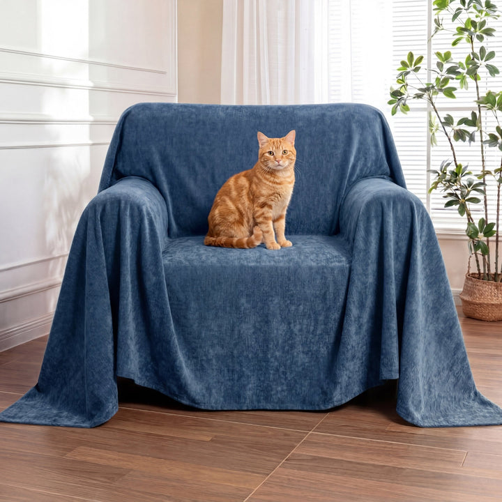 Soft and Waterproof Scratch-Resistant Non-Linting Throw Armchair Cover - Pawtique