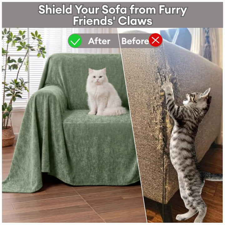 Soft and Waterproof Scratch-Resistant Non-Linting Throw Armchair Cover - Pawtique
