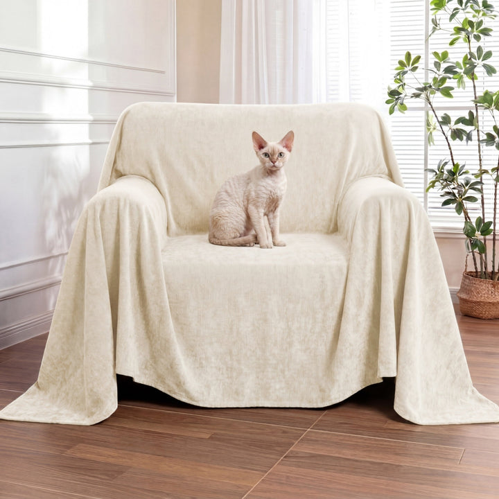 Soft and Waterproof Scratch-Resistant Non-Linting Throw Armchair Cover - Pawtique