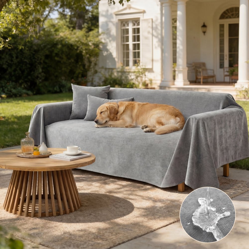 Soft and Waterproof Scratch-Resistant Non-Linting Throw Couch Cover - Pawtique