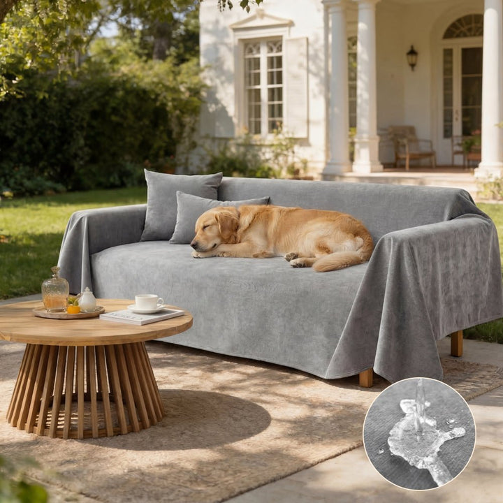 Soft and Waterproof Scratch-Resistant Non-Linting Throw Couch Cover - Pawtique