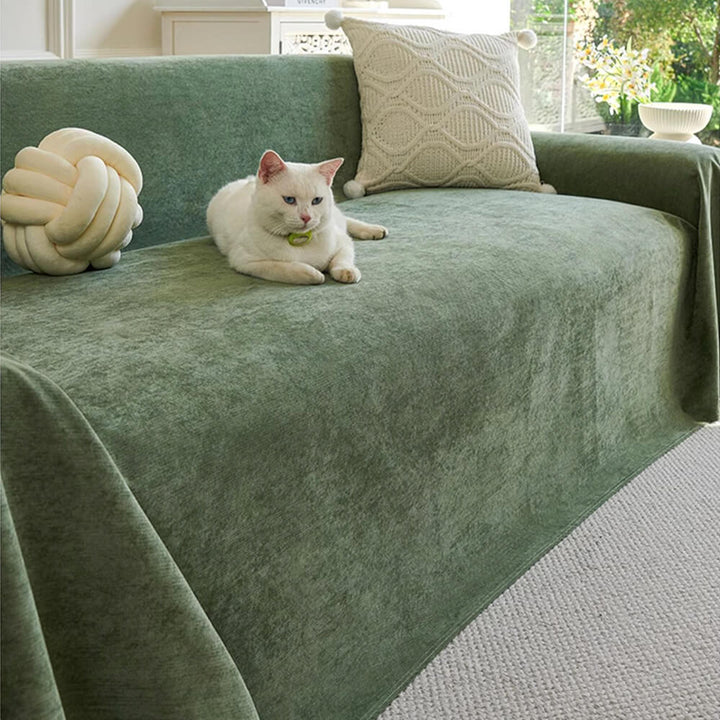 Soft and Waterproof Scratch-Resistant Non-Linting Throw Sectional Couch Cover - Pawtique
