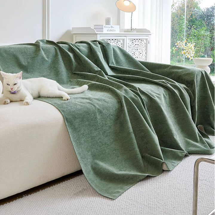 Soft and Waterproof Scratch-Resistant Non-Linting Throw Sectional Couch Cover - Pawtique