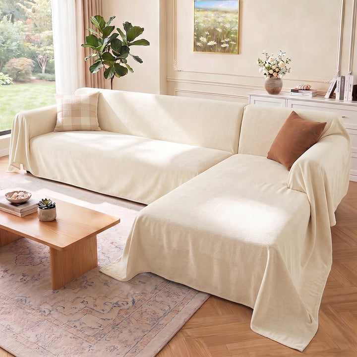 Soft and Waterproof Scratch-Resistant Non-Linting Throw Sectional Couch Cover - Pawtique