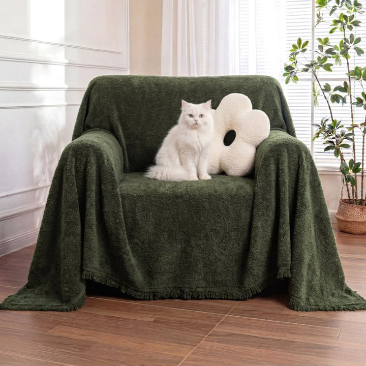 Soft Plush Water-resistant Multi-Purpose Furniture Protection Armchair Cover - Pawtique
