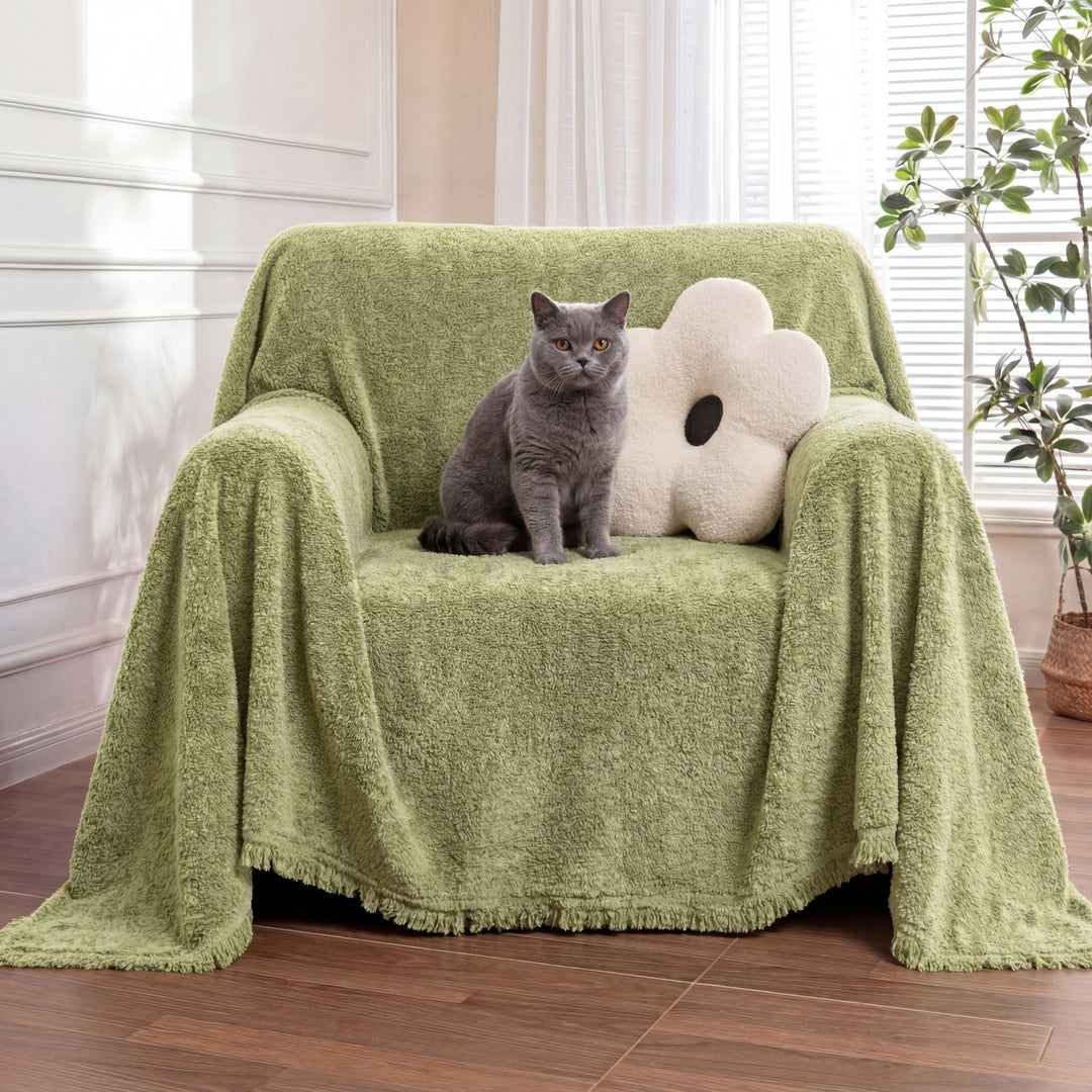 Soft Plush Water-resistant Multi-Purpose Furniture Protection Armchair Cover - Pawtique