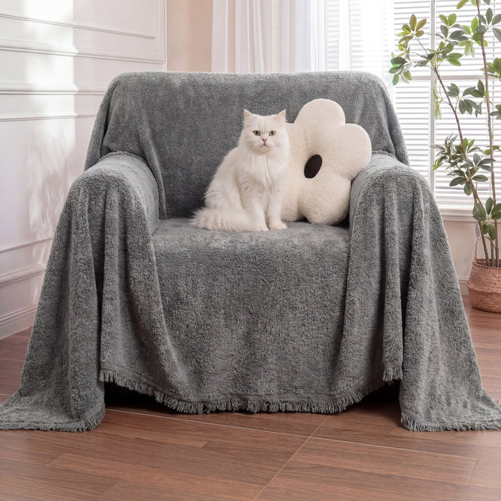 Soft Plush Water-resistant Multi-Purpose Furniture Protection Armchair Cover - Pawtique