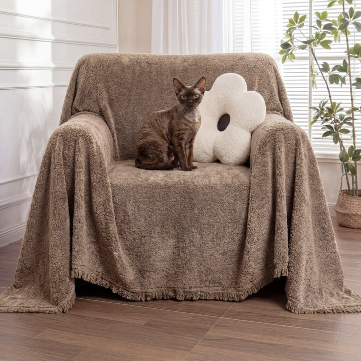 Soft Plush Water-resistant Multi-Purpose Furniture Protection Armchair Cover - Pawtique