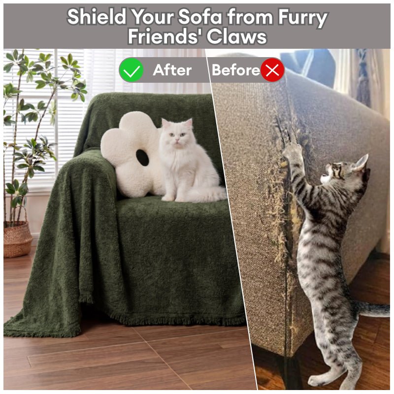 Soft Plush Water-resistant Multi-Purpose Furniture Protection Armchair Cover - Pawtique