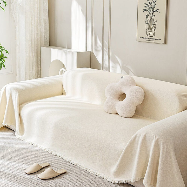 Soft Water-resistant Teddy Plush Throw Couch Cover - Pawtique