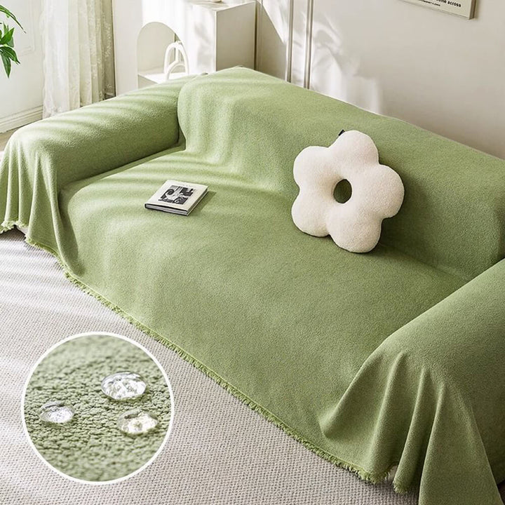 Soft Water-resistant Teddy Plush Throw Couch Cover - Pawtique