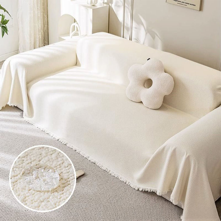 Soft Water-resistant Teddy Plush Throw Couch Cover - Pawtique