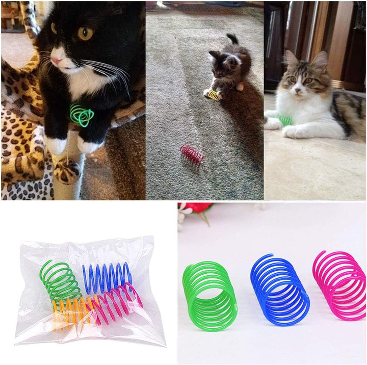Spiral Spring Cat Toy Set - Pawtique