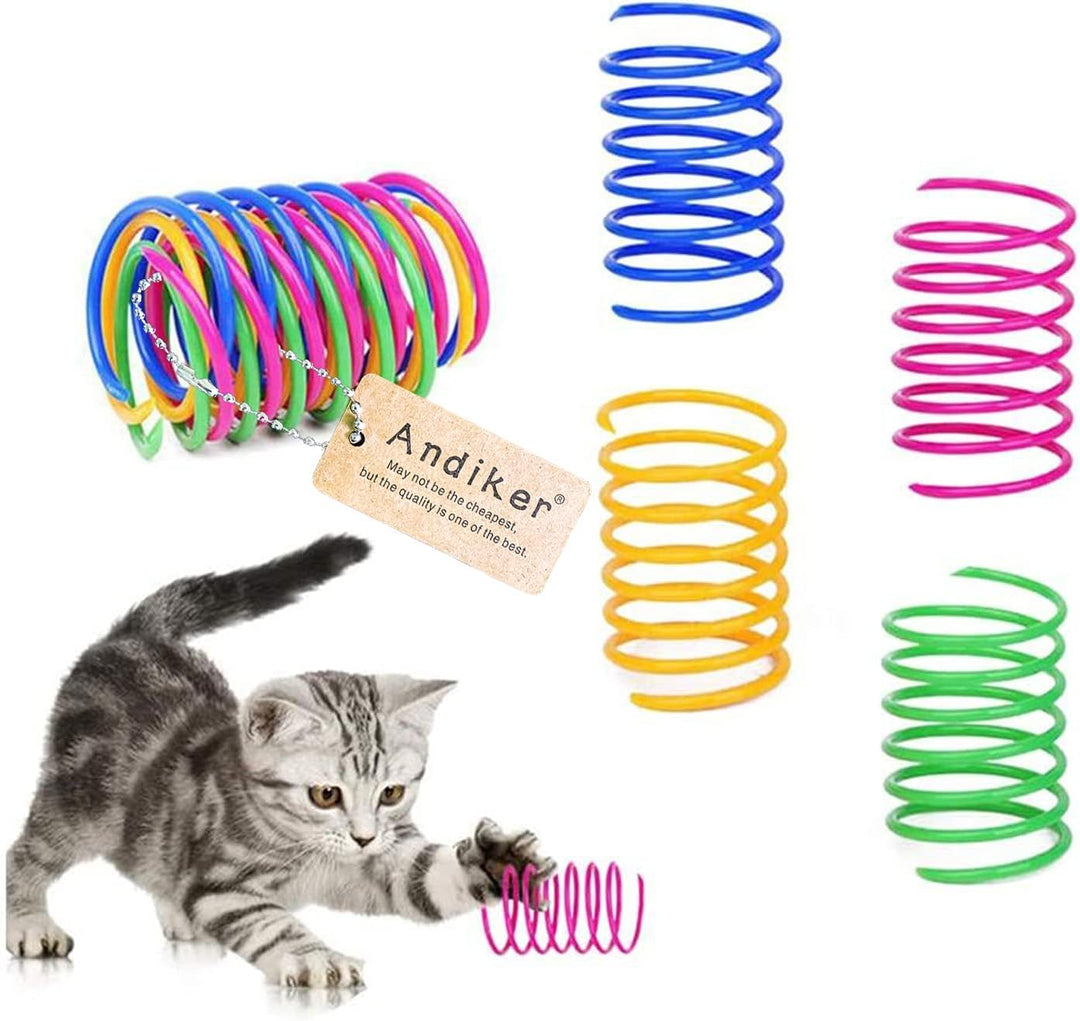 Spiral Spring Cat Toy Set - Pawtique
