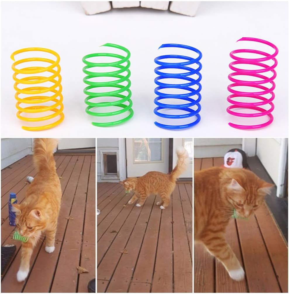 Spiral Spring Cat Toy Set - Pawtique