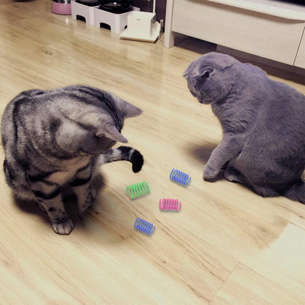 Spiral Spring Cat Toy Set - Pawtique