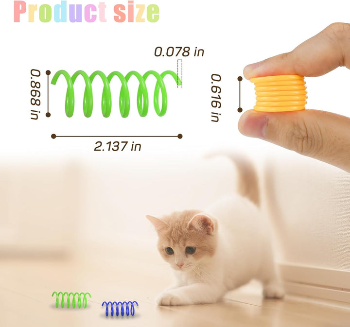 Spiral Spring Cat Toy Set - Pawtique