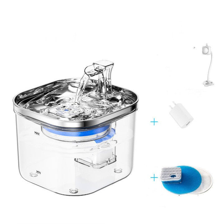 Stainless Steel Pet Water Fountain 2L - Pawtique
