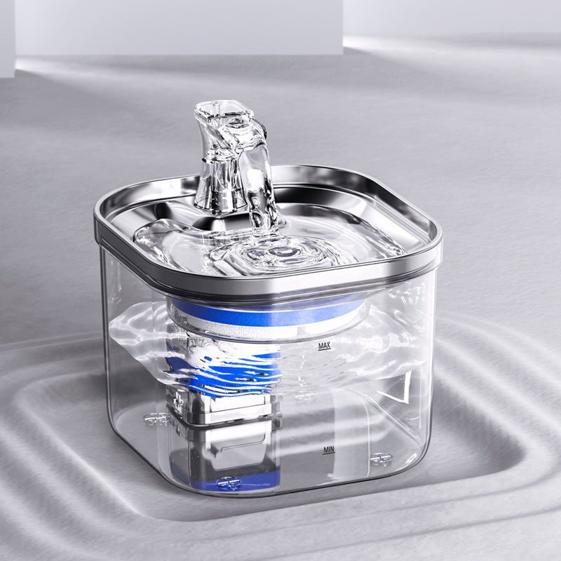 Stainless Steel Pet Water Fountain 2L - Pawtique