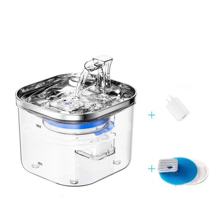 Stainless Steel Pet Water Fountain 2L - Pawtique