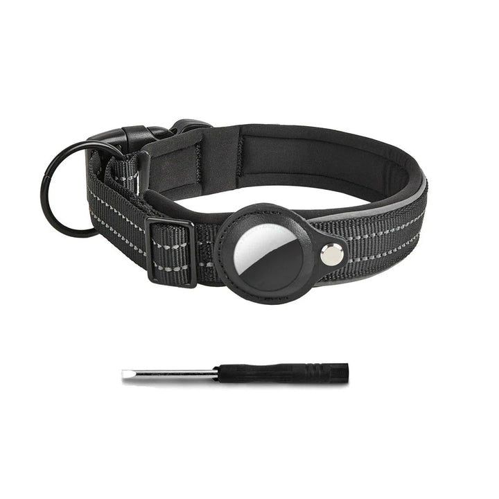 Strong Reflective Airtag Dog Collar - Pawtique