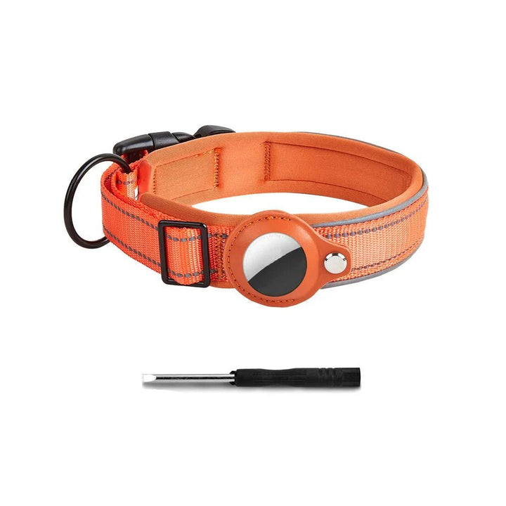 Strong Reflective Airtag Dog Collar - Pawtique